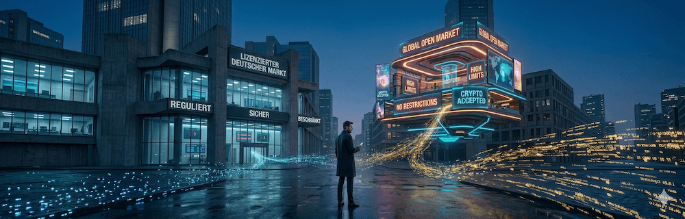 Saksan markkina. Lisenssi ja lisenssin ulkopuolinen. Valinta näiden välillä.